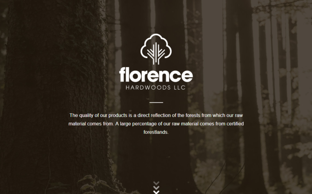 Florence Hardwoods website page